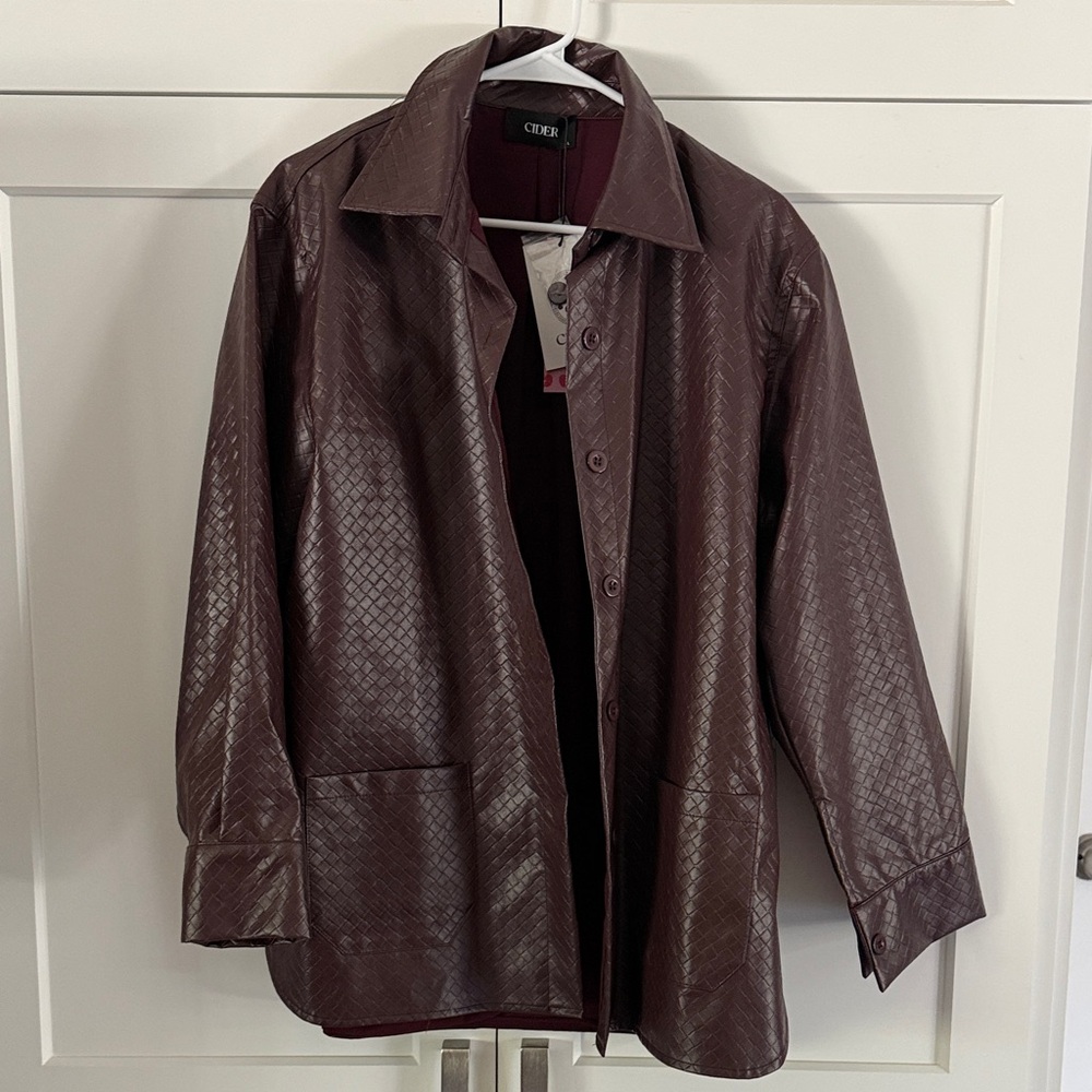 Cider Dark Brown Leather Jacket